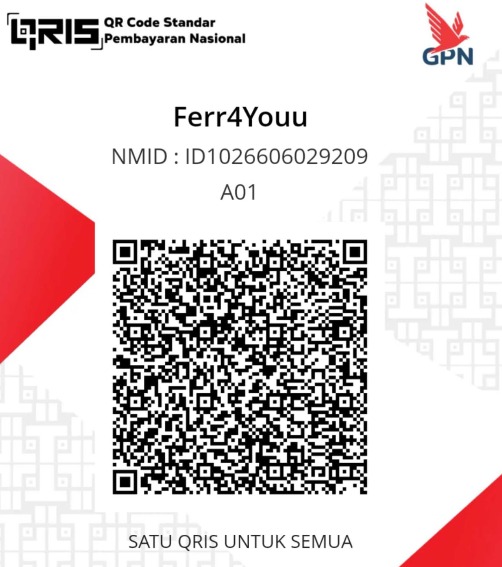 Kode QRIS Resmi Ferr4Youu